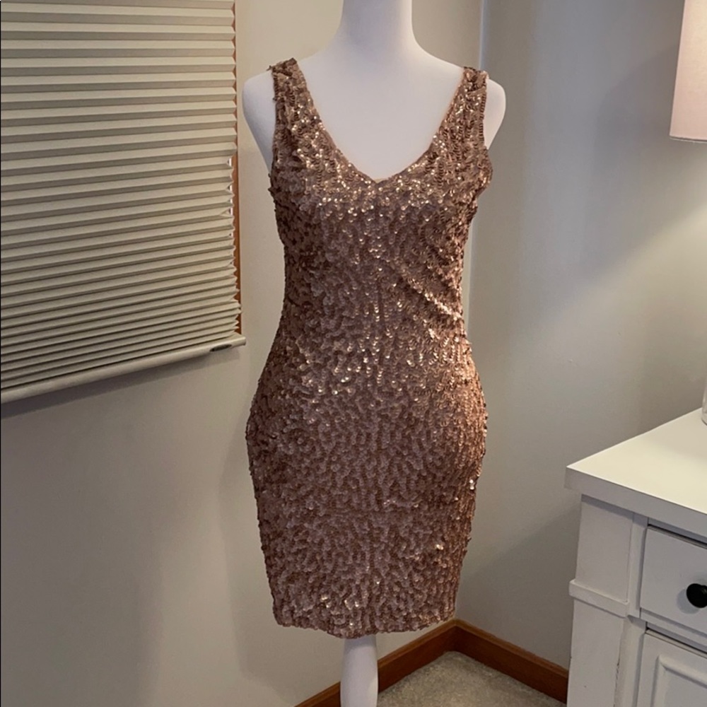Boutique sequin Dress NWT